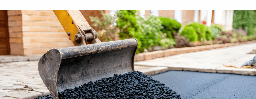 asphalt paving driveway